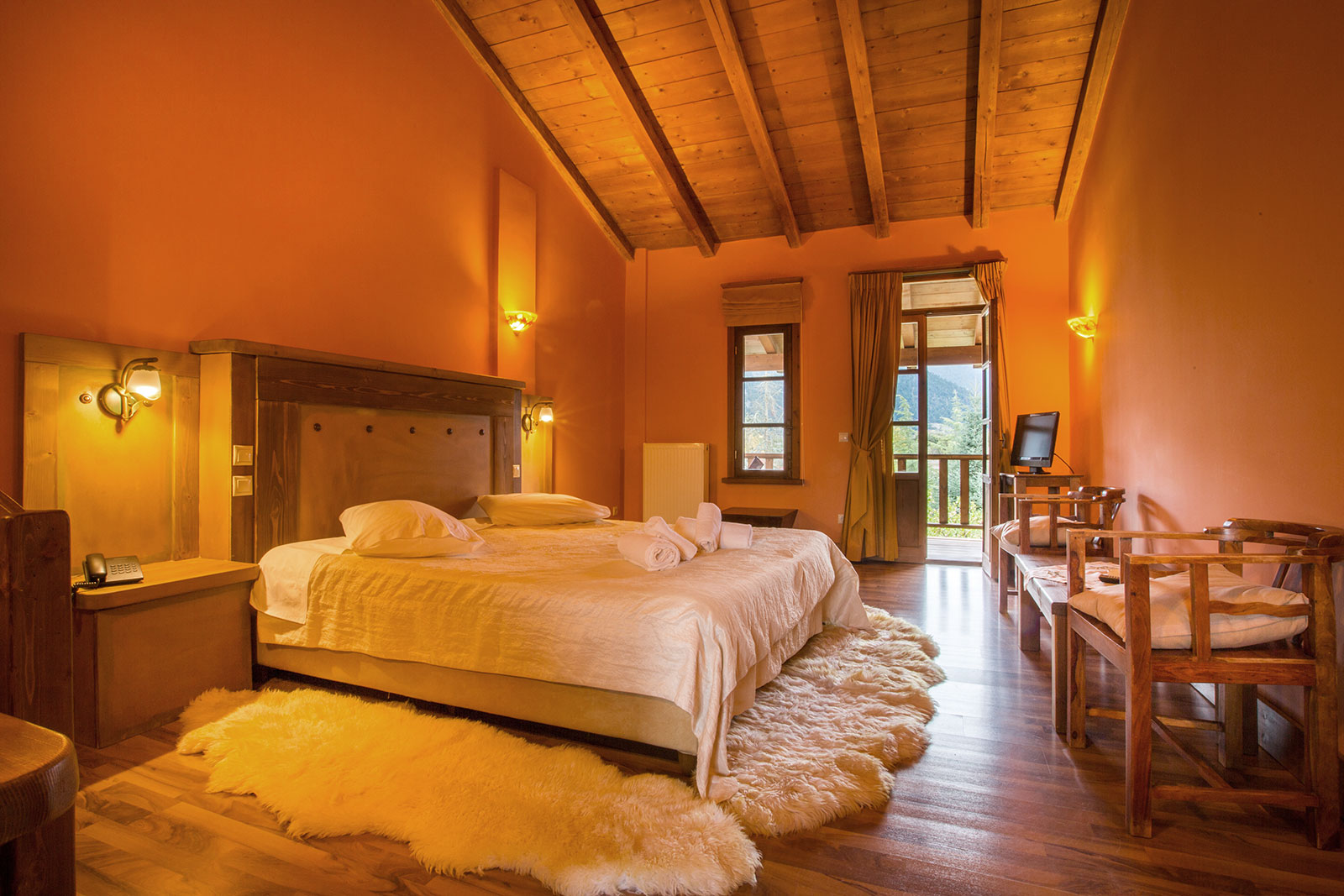 apartment with fireplace in Vitina Arcadia Greece